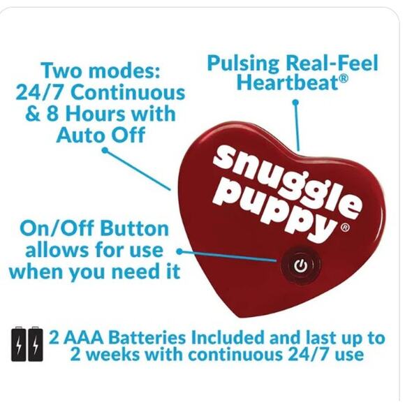 New in box  Smart Pet Love Original Junior Heartbeat Sleep Aid  assorted colors - Picture 2 of 4